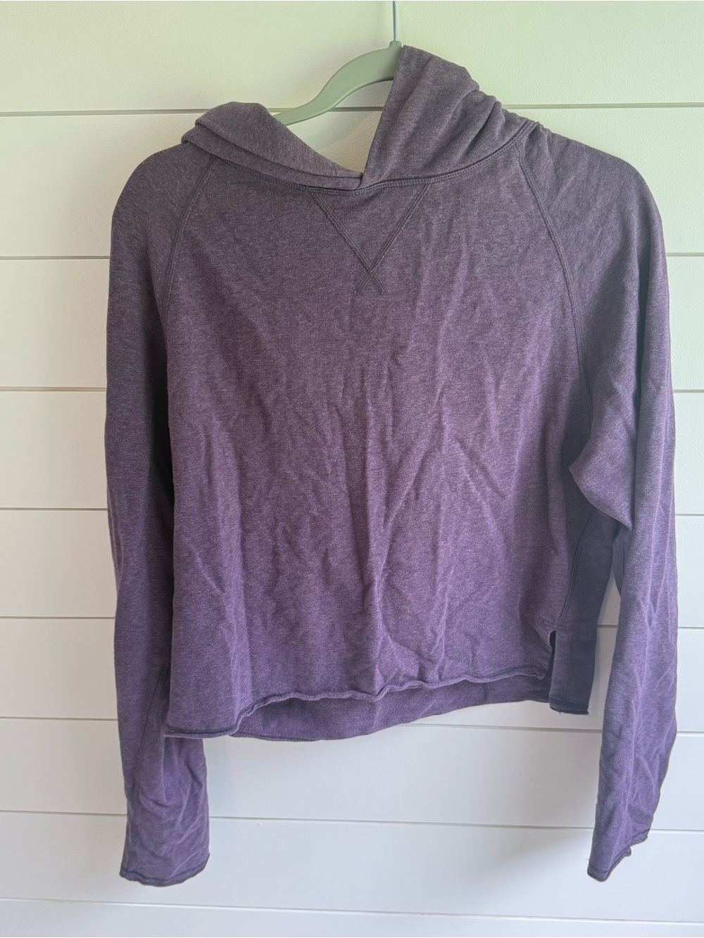 Lululemon purple cropped hoodie 4